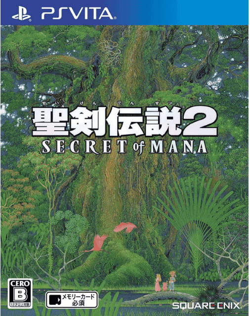 Seiken Densetsu 2 Secret of Mana box art for Playstation Vita